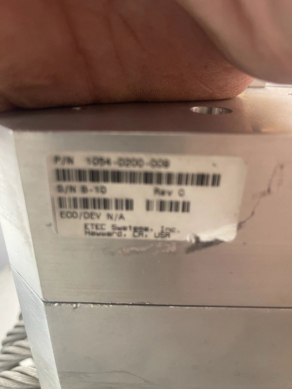 Amat Chamber P/N 1054-0200-009